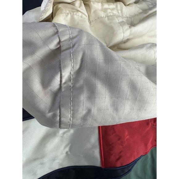 VINTAGE Tommy Hilfiger Sailing Gear Colorblock 90s Jacket Mens XL Green Navy - Picture 6 of 16